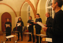 Lehniner Choralschola bei der Probe